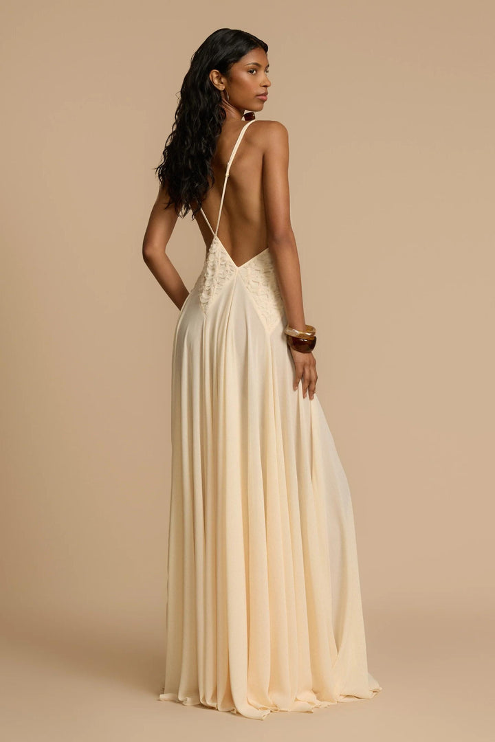 Lavinia™ | Plunging V Maxi Dress
