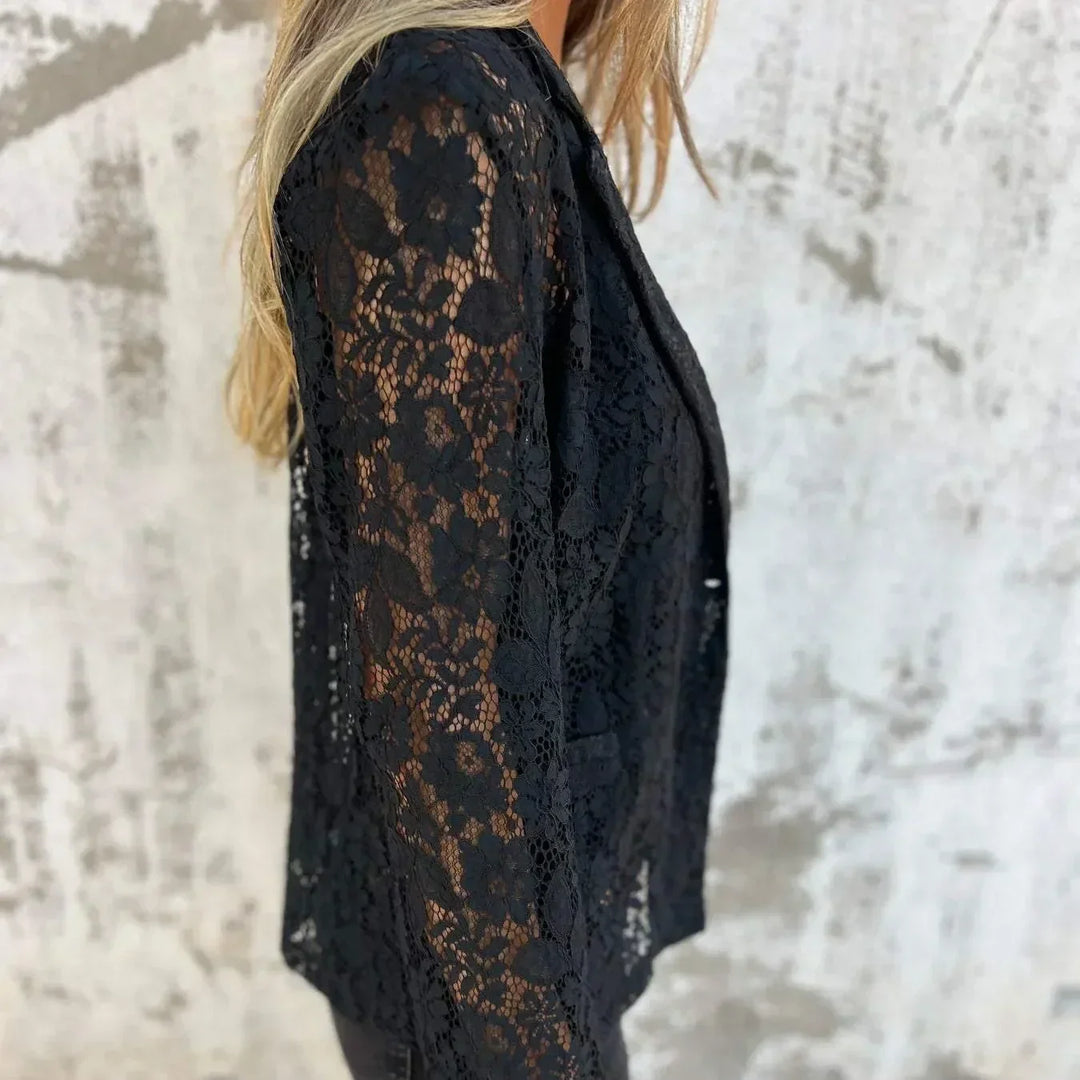 Lace Mesh Blazer for Women