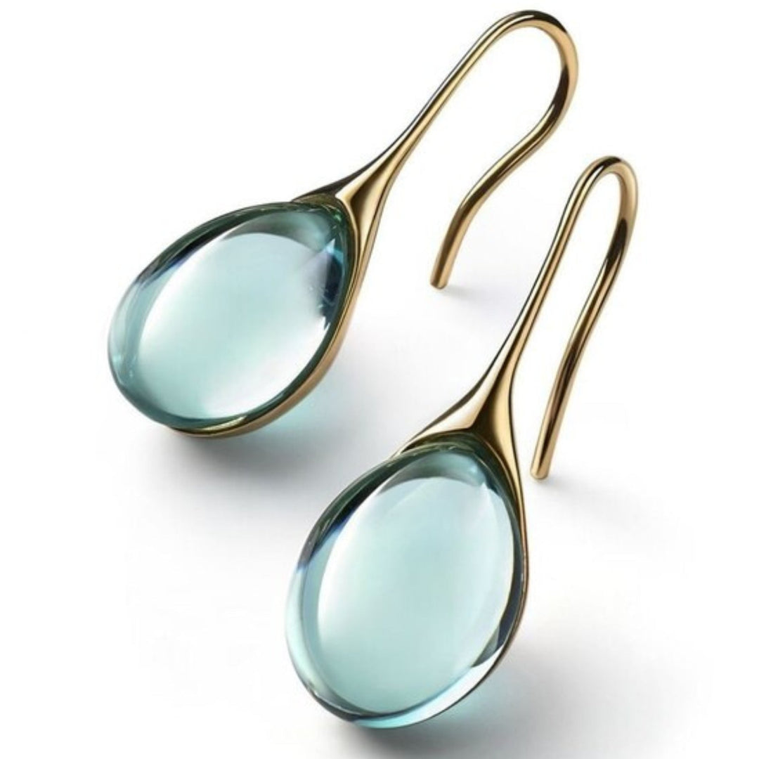 ROMY™ - Crystal Drop Earrings in Gold and Silver