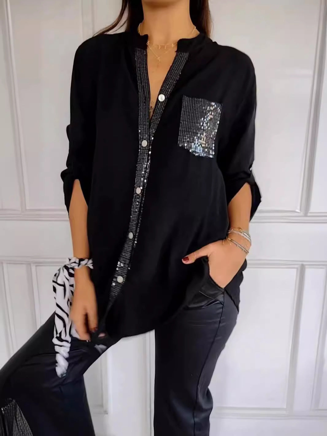 Elaine - Casual Chic Glamour Top
