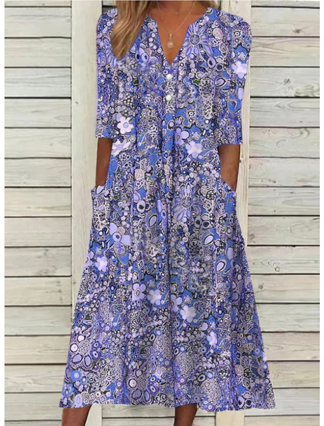 Naledi™ - Elegant Dress with Tummy Coverage