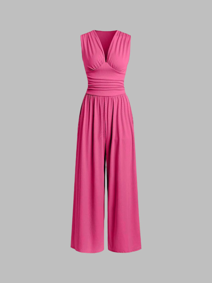 Cynelle™ | Chic Wide-Leg Jumpsuit