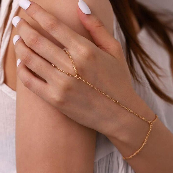 MYLENE™ – Dainty Hand Chain Bracelet