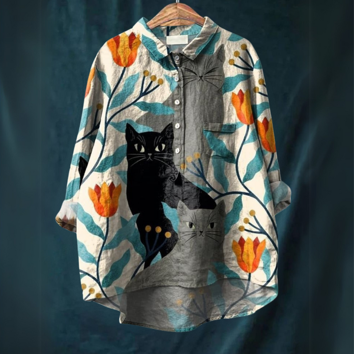 Lucy™ - Cat Art Shirt