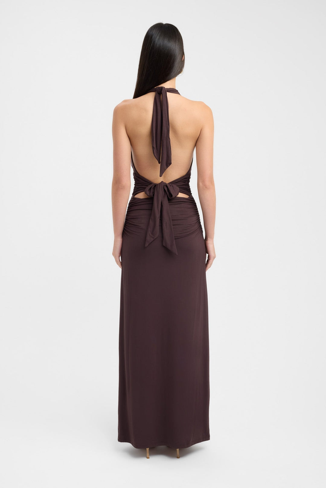 Sariah™ | Elegant Halter Maxi Dress