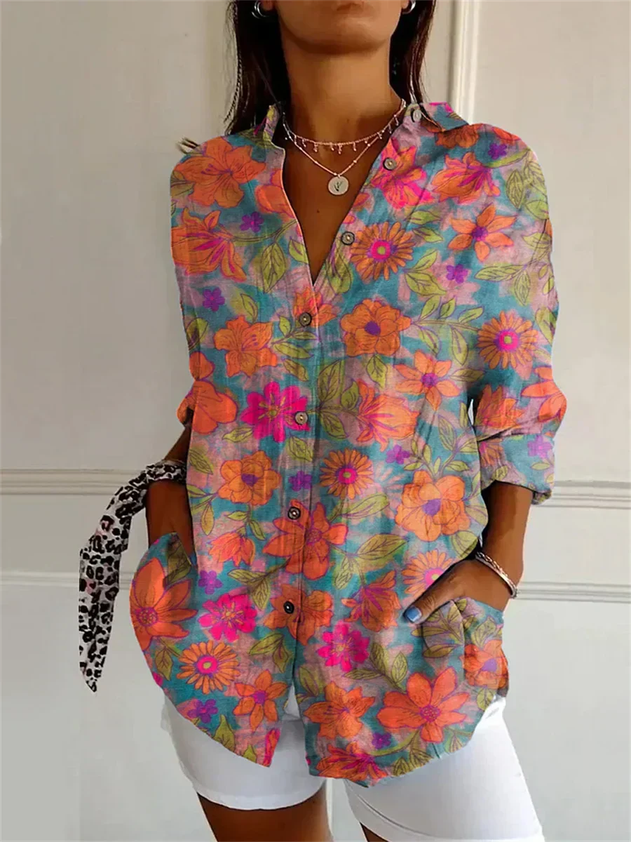 Daisy - Comfy Floral Casual Blouse