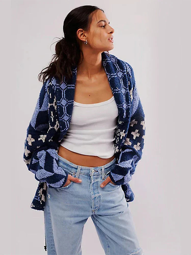 Vintage™ | Knitted V-Neck Cardigan