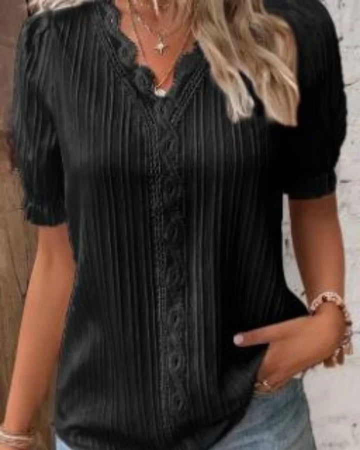 Isabella™ - Lace Elegance Blouse