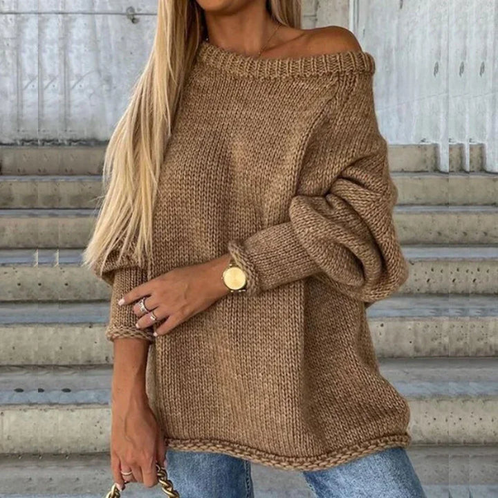 Eloise™ Off-Shoulder Knit Sweater