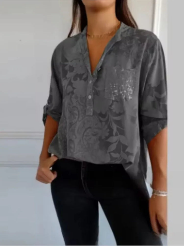 Isla™ Pocketed V-Neck Shirt