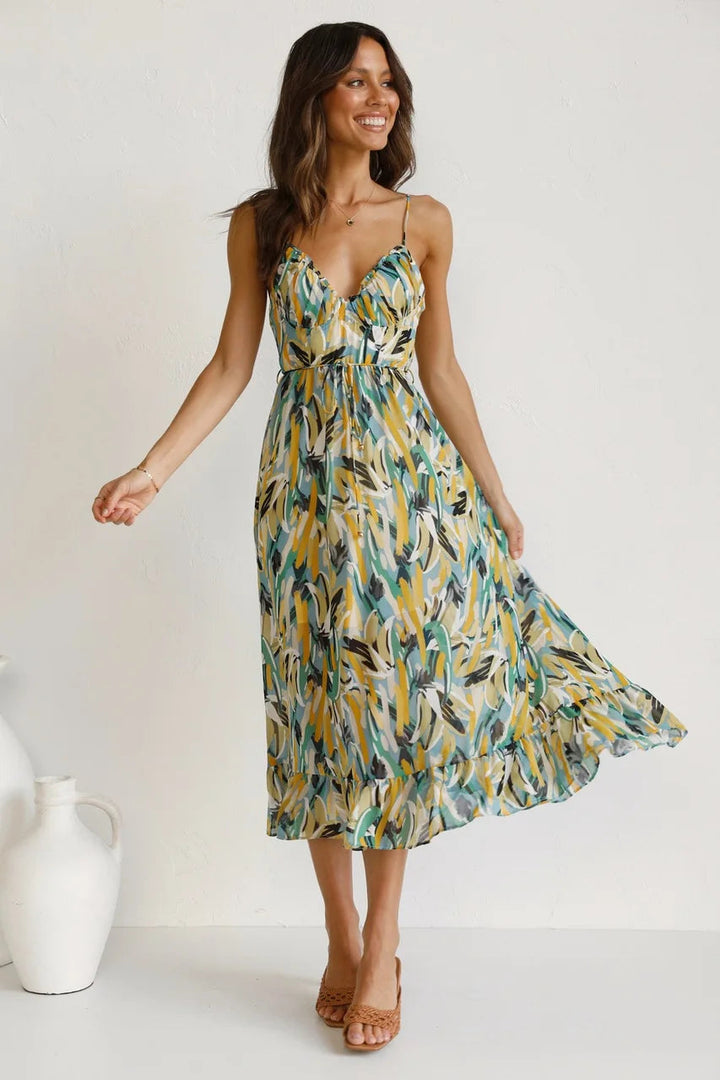 Rowyn™ | Sun-Kissed Midi Dress