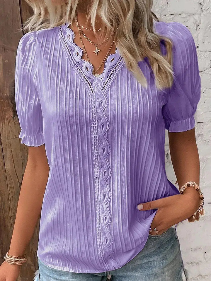 Isabella™ - Lace Elegance Blouse