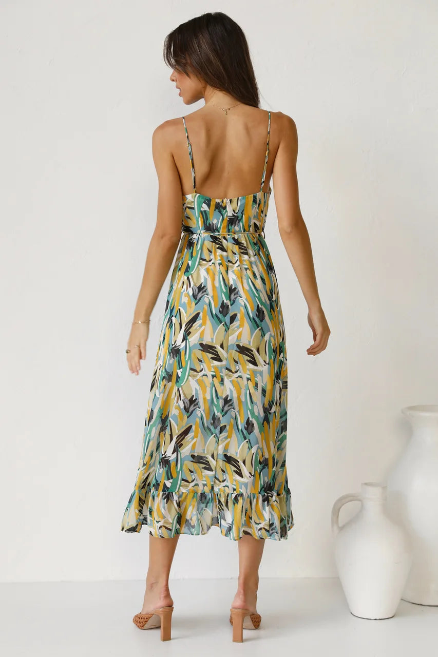 Rowyn™ | Sun-Kissed Midi Dress