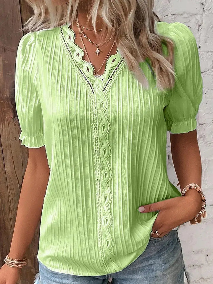 Isabella™ - Lace Elegance Blouse