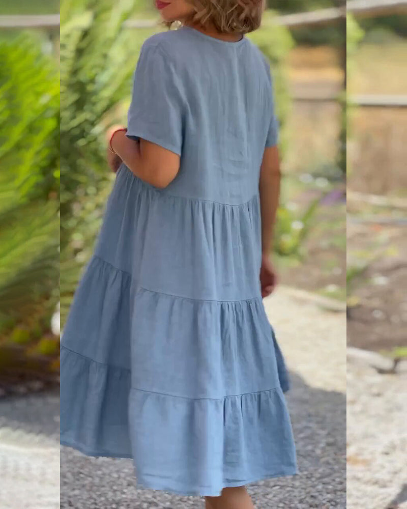 Orvella™ | Timeless V-Neck Dress