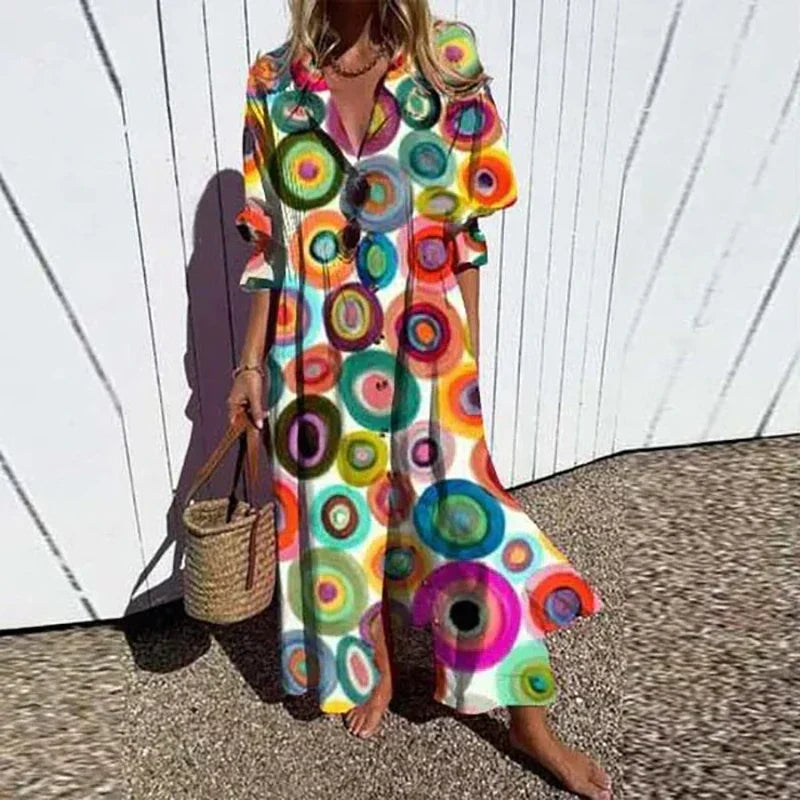 Diara™ | Elegant Boho Maxi Dress