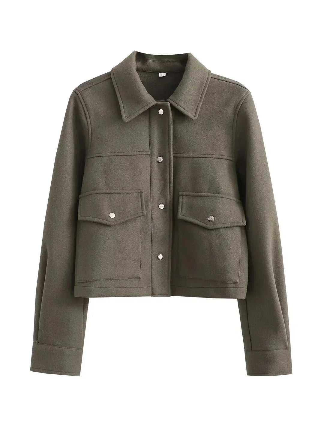 FIONA | Short Jacket with Front Pockets Style