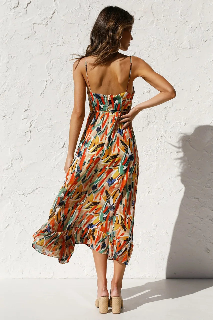Rowyn™ | Sun-Kissed Midi Dress