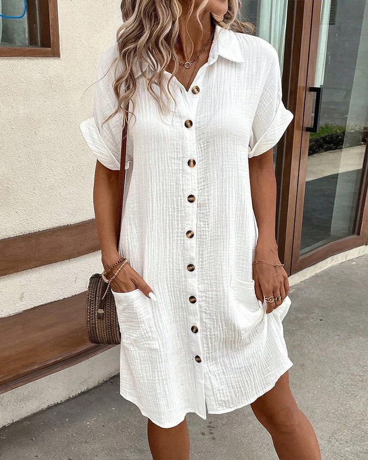 Brooklyn™ | Elegant Polo Midi Dress