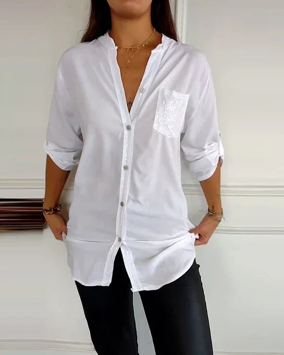 Elaine - Casual Chic Glamour Top