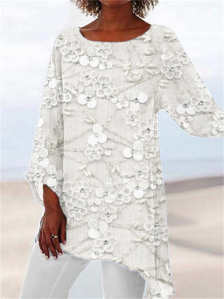 Odalys - Crystal Bloom Floral Print Top
