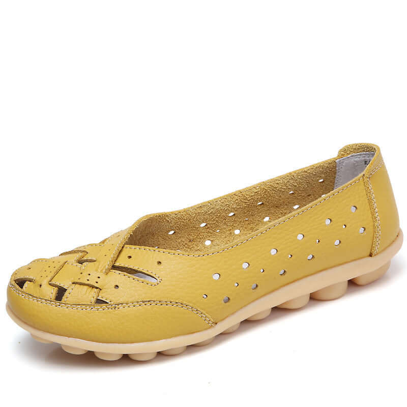 Elane - Breathable Leather Orthopedic Loafers
