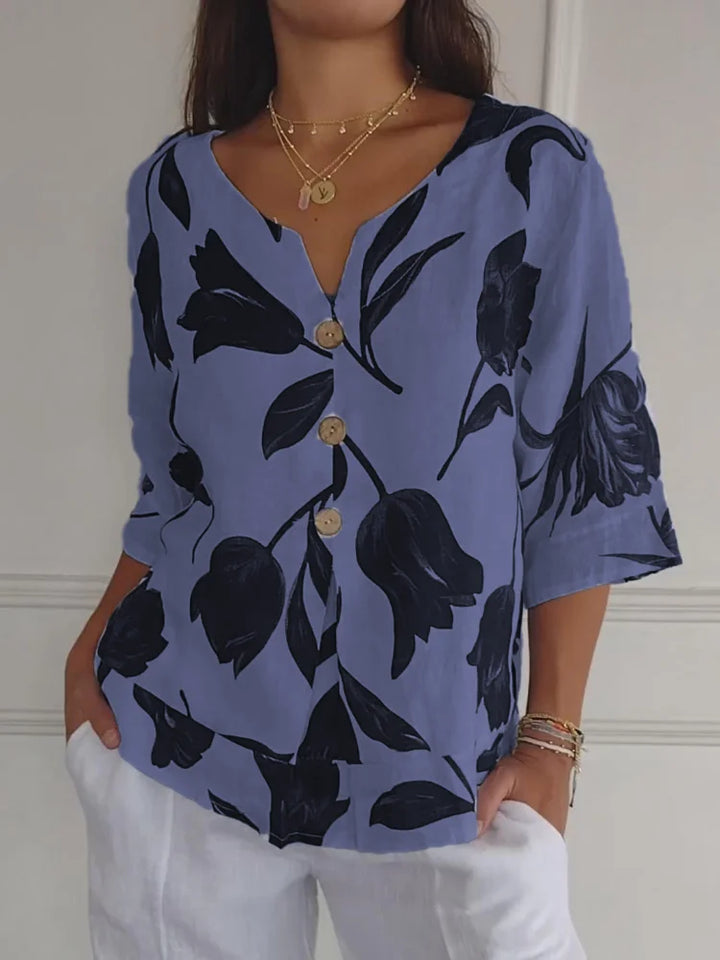 Dahlia's - Blossom Print Blouse