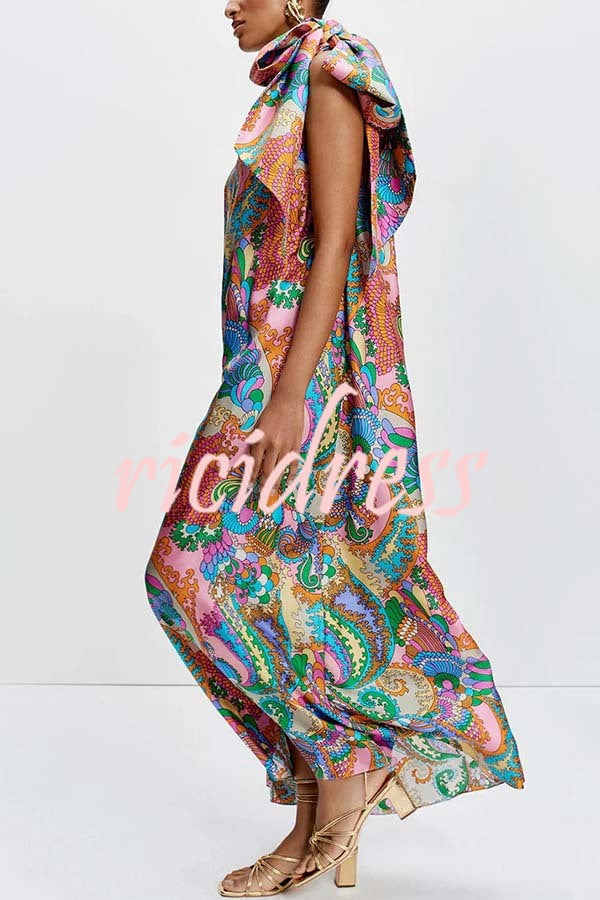 Cyorra™ | Elegant One-Shoulder Satin Maxi