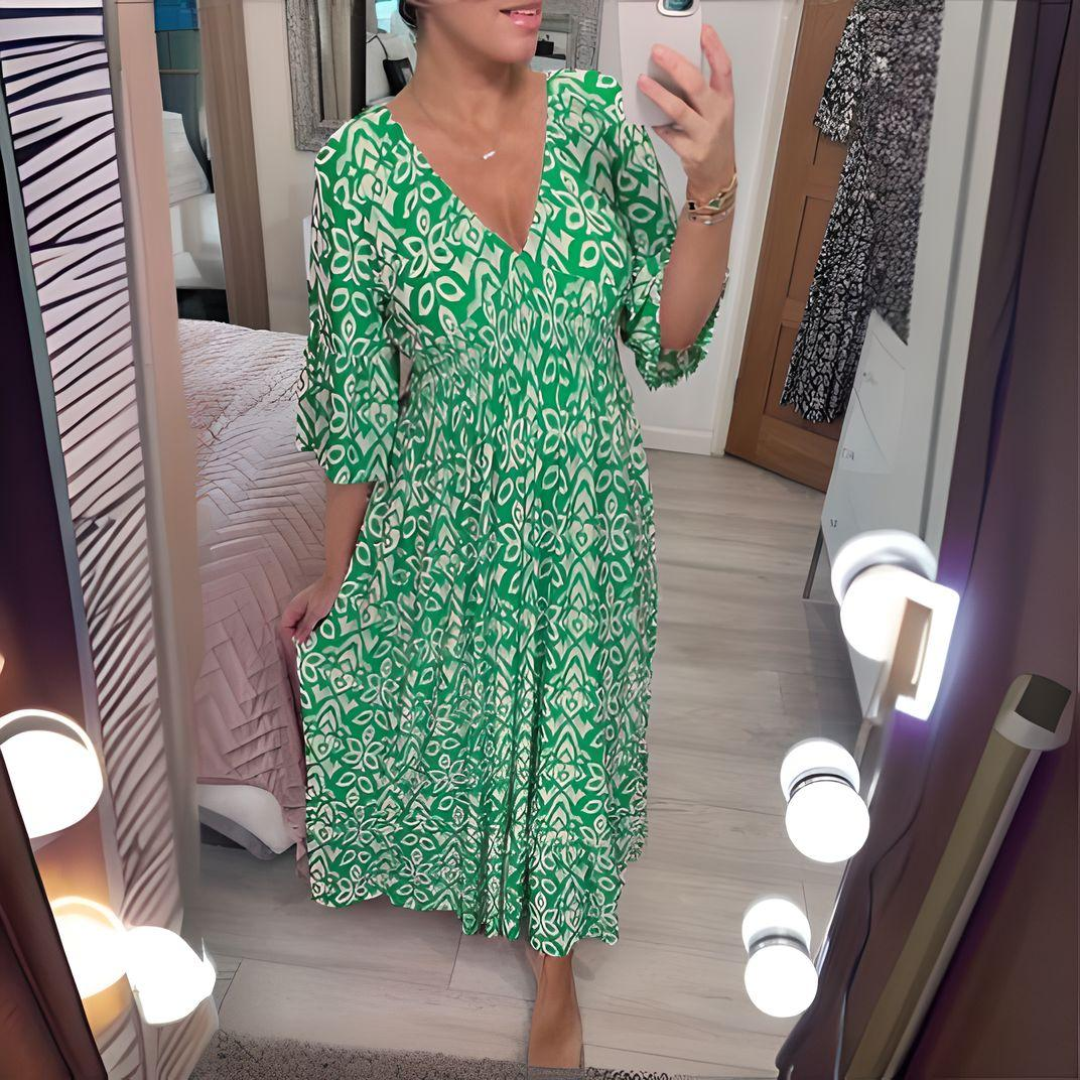 Solana™ | Free-Spirit Print Dress
