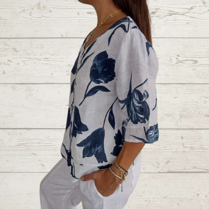 Dahlia's - Blossom Print Blouse