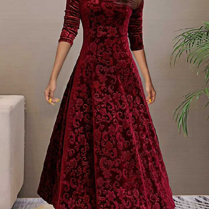 Denise | Holiday Velvet Elegance Dress