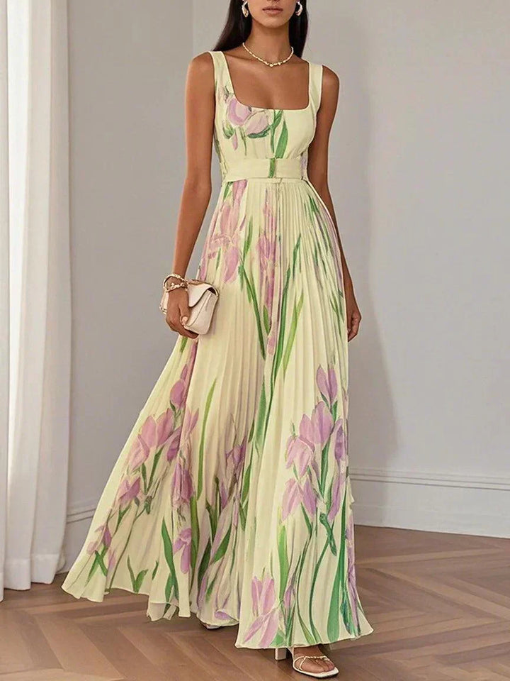 Rayelle™ | Elegant Floral Maxi Dress