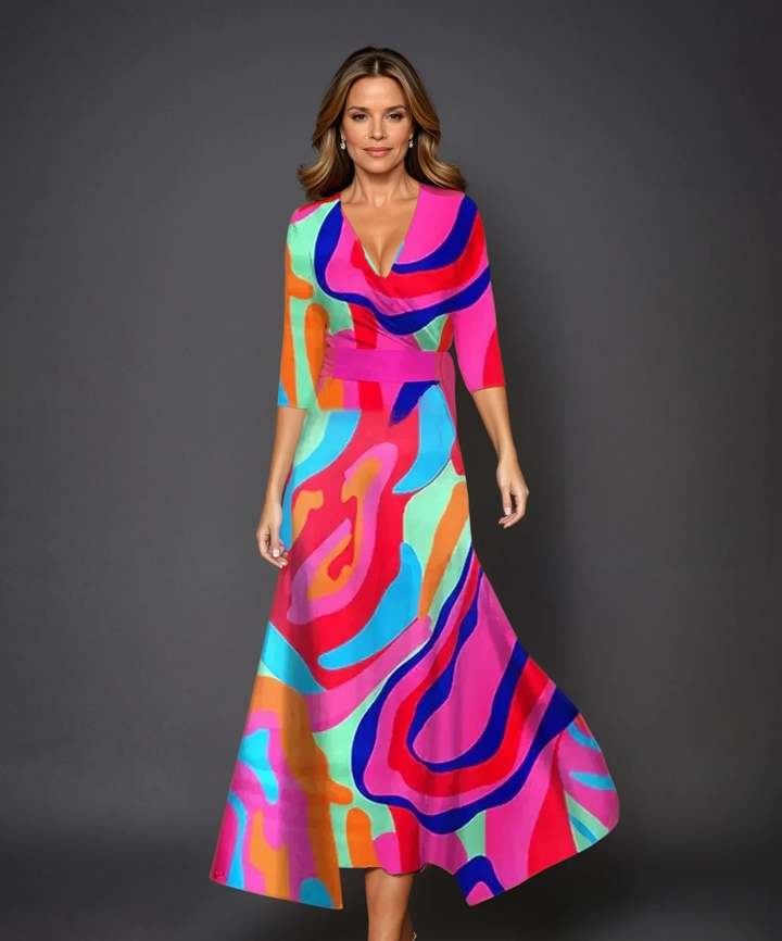 Emily™ | Graceful Printed Dress