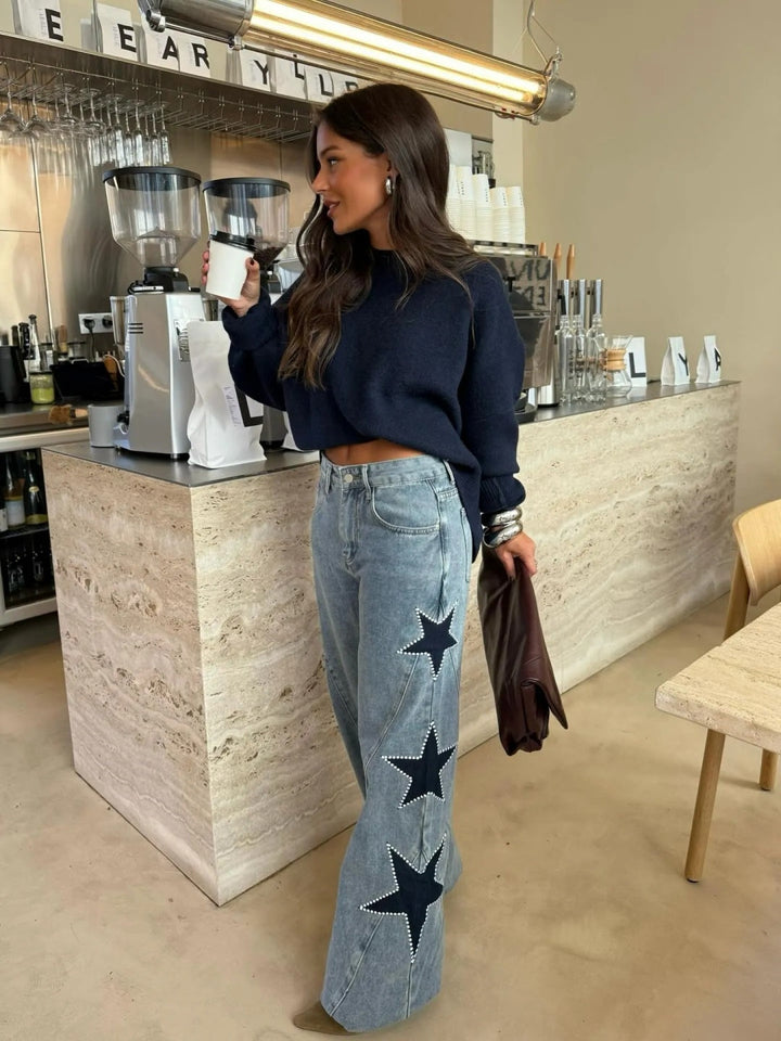 Casual Star Straight Jeans