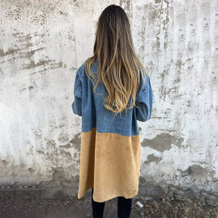 Charly Mid Length Denim Trench Coat